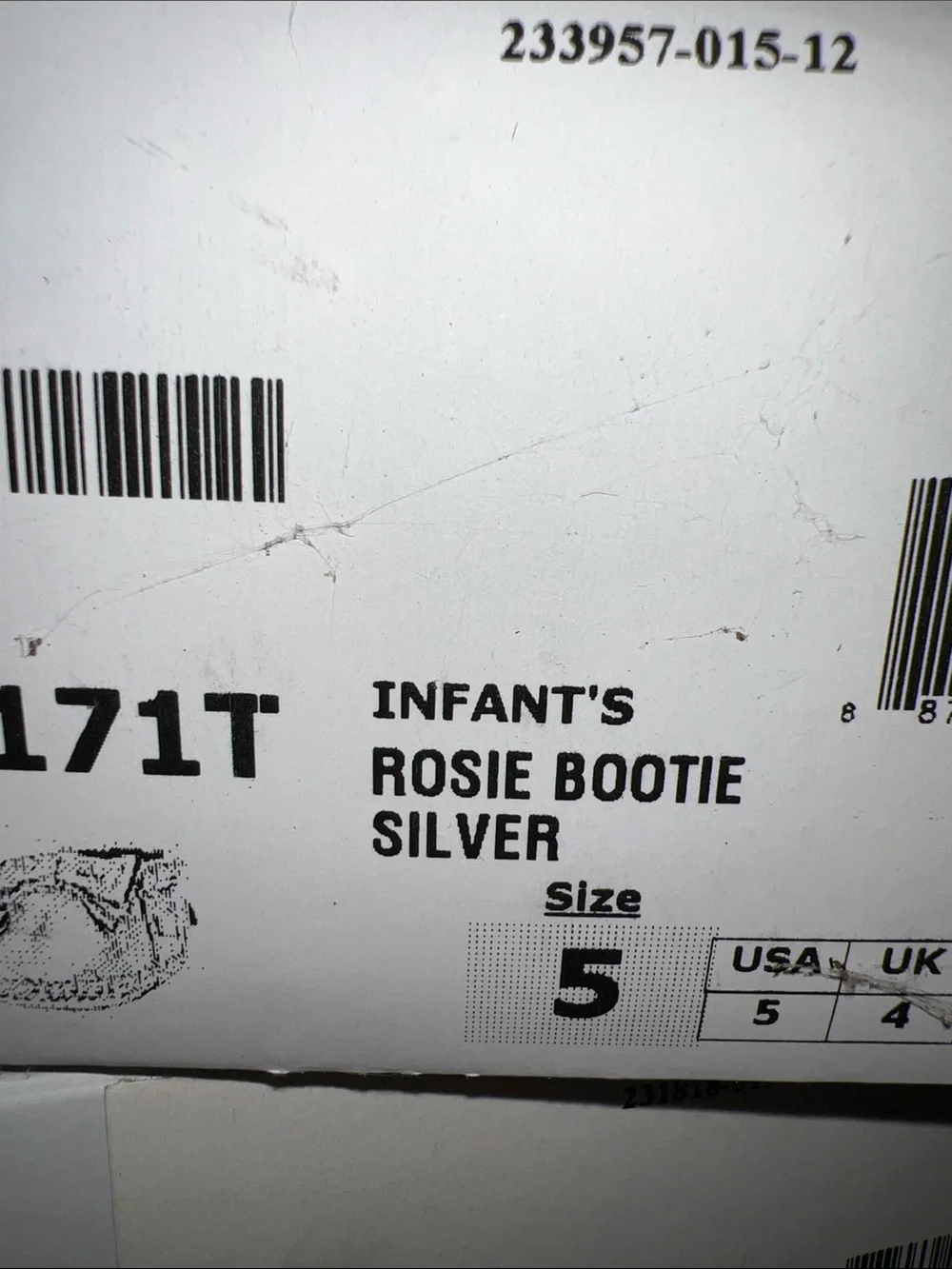 NIB Minnetonka Infant’s Rosie Bootie SILVER